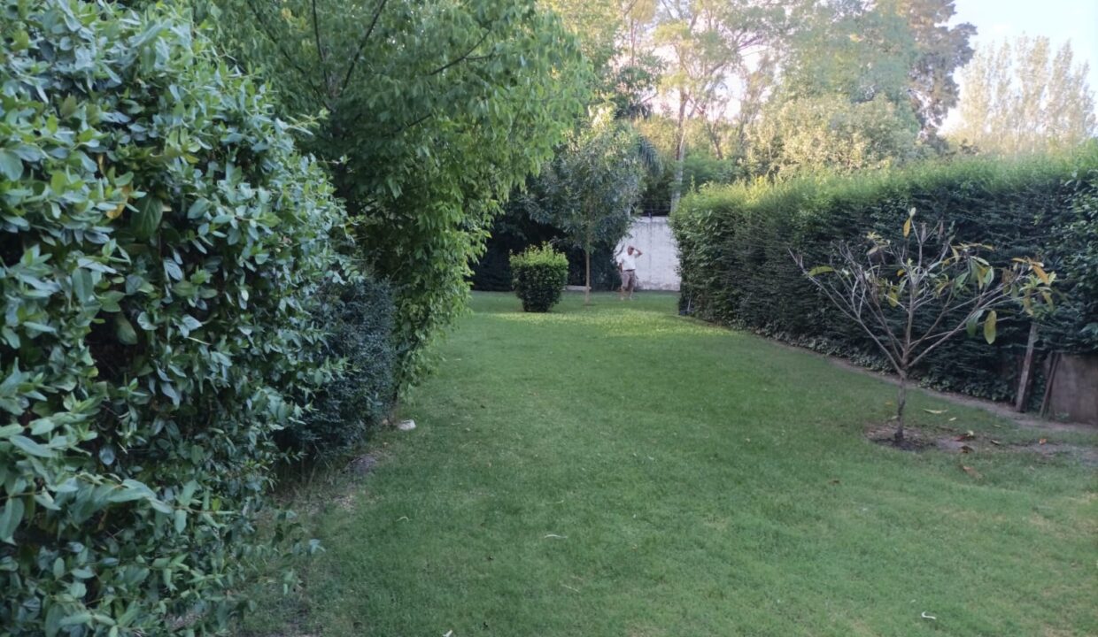 calle anexa parquizada